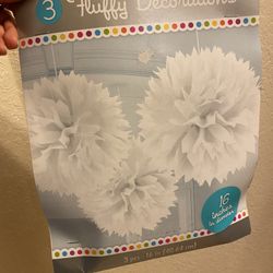 Party Fluffy Decorations 