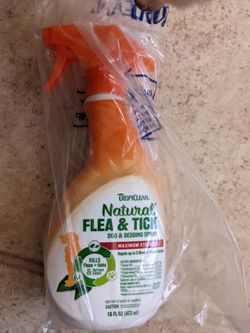 Brand New Tropiclean Natural Flea&Tick Spray
