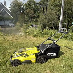 Ryobi 20” Cordless Lawn Mower + Battery & Charger – Great Condition