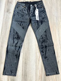 Black Purple Brand Skinny Jeans Size 34