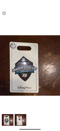 Disney California Adventure “Anaheim Ducks Day” pin 2019 limited edition