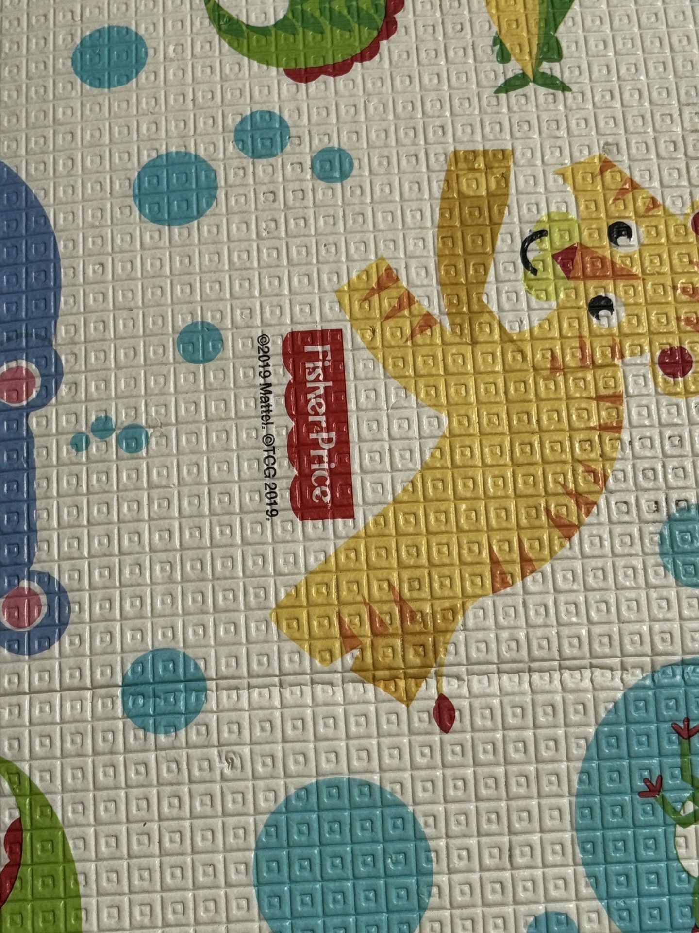 Fisher Price 5’x6.5’ reversible infant crawling mat