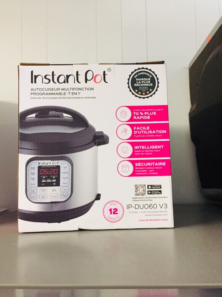 Instant pot new never opened