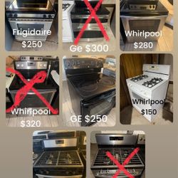 electric Range / oven double range  cooktop glass / Fully working / Estufa electrica ‼️ 45 DAYS WARRANTY ‼️ Delivery FEE SAME DAY   ‼️