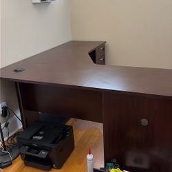 Corner Of Executive Desk 