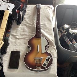 Rock Band Horner Bass Guitar Beatles For Wii