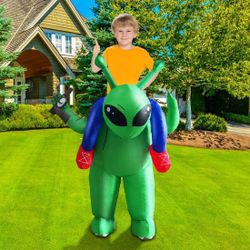 Kids Inflatable Alien Halloween Costume – Ages 5–8