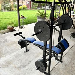 Marcy Combo Workout Bench and Weight Set 