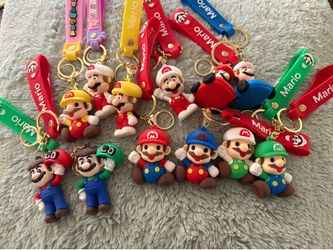 Mario Keychain pack x8 $24