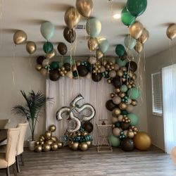 Birthday Balloon Garland