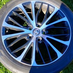 2020 1 OEM TOYOTA CAMRY 18" WHEEL TIRE IS NOT GOOD FOR ANY CAMRY 2018 TO 2022 WITH NO DENTS OR CRACKS ONLY 1