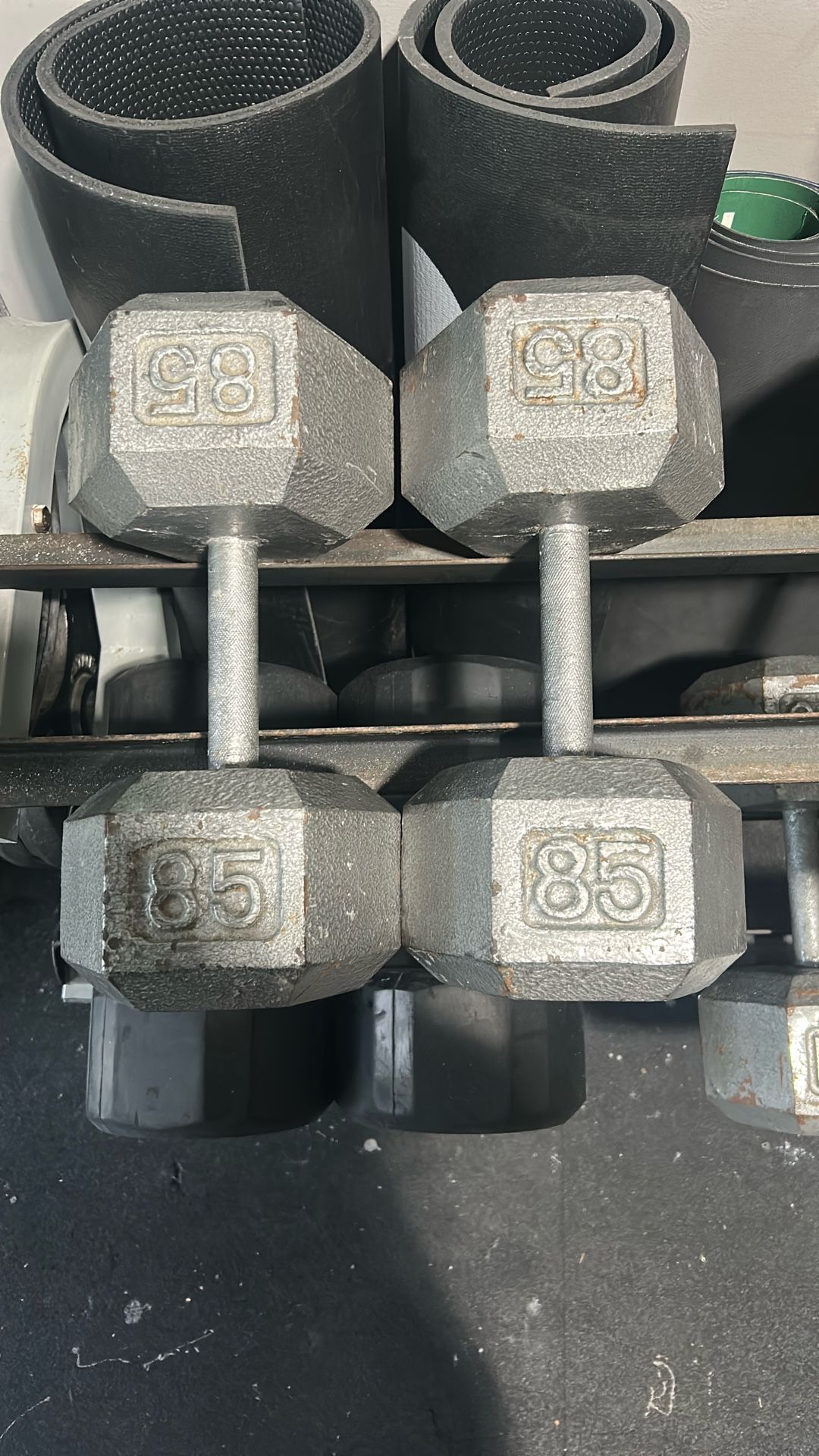 85lb Set Of Dumbbells