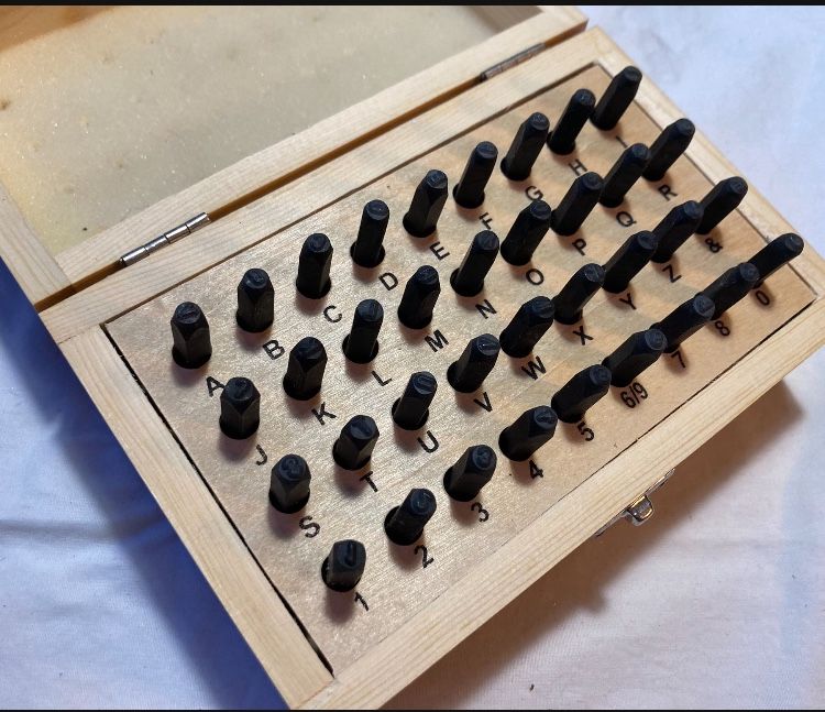 Tekton Metal Punch Stamp Set