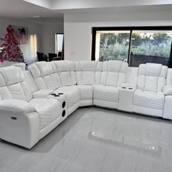 New Recliner Sectional With Led Lights| FREE DELIVERY| Finance Available $39 Down