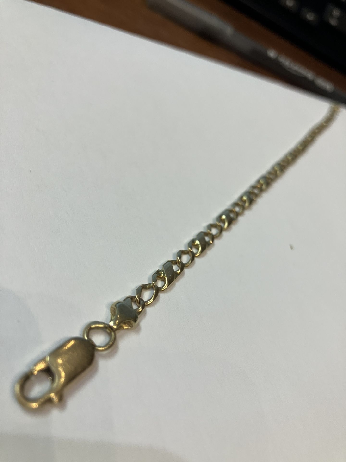 10k Gold Bracelet #110030-1 MJ 