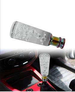 Transparent bubble manual shift knob
