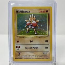 Hitmonchan - Base Set Pokemon Card TCG Buy/Sell/Trade