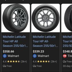 Michelin Latitude Tires 255/50/19