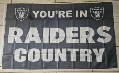 Raiders Country Flag 5ftx3ft $20 Firm On Price