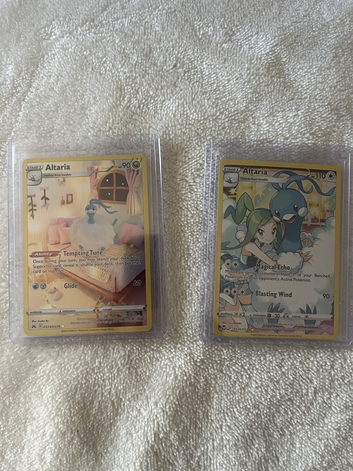 Altaria HOLO Pokemon Cards