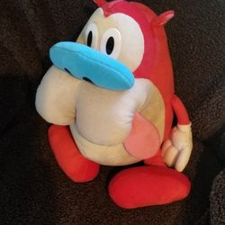 $10 Vintage 1992 16" Stimpy Plush Toy From The Ren&Stimpy Show
