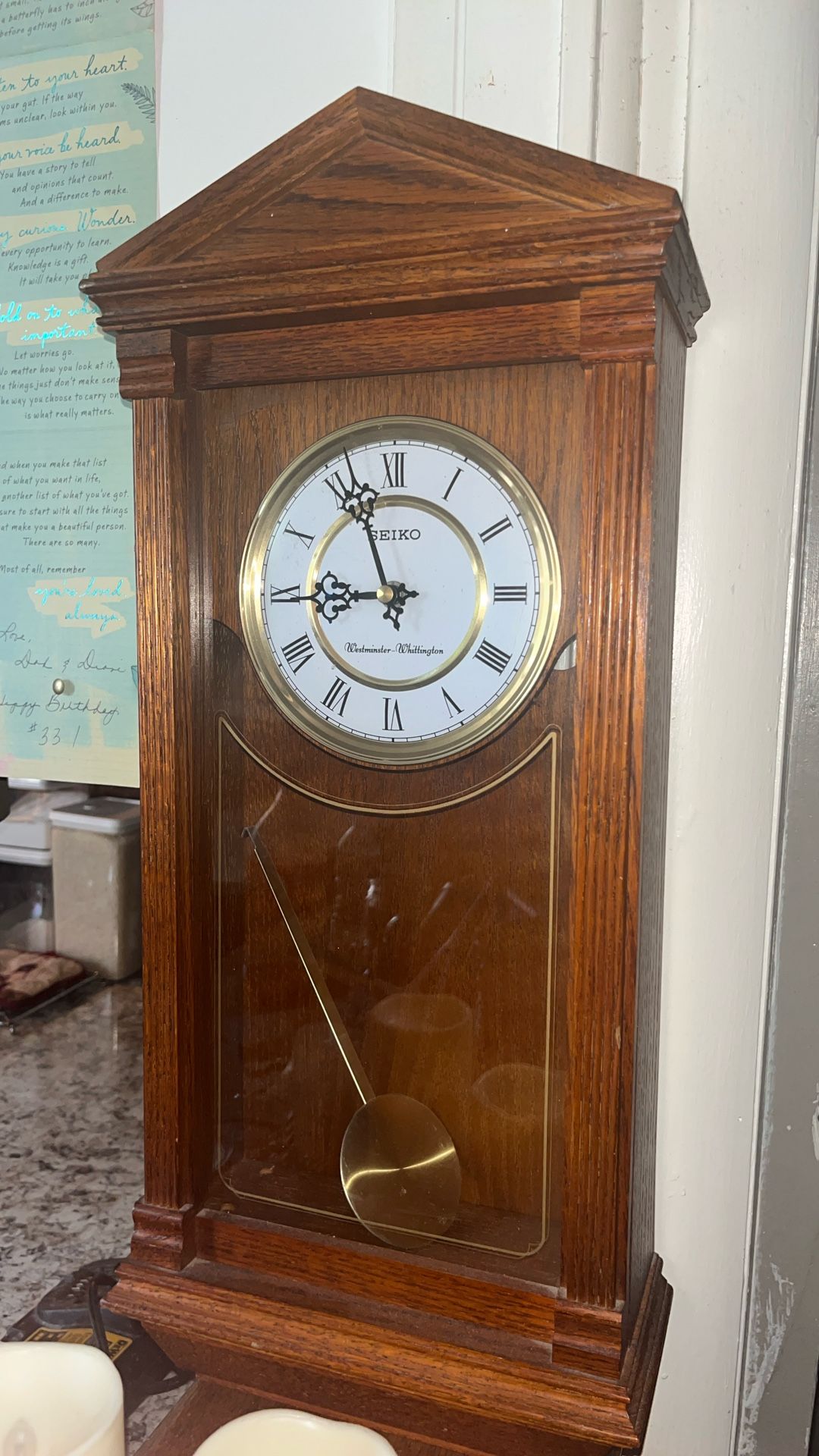 SIEKO Pendulum Clock. Westminister Whittington