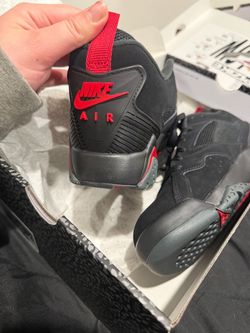 Nike Air High-Top Sneakers Black Red