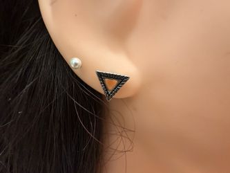 Jeune Colette Silver-Tone Post Stud Earring Set (NE1565ET)