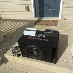 Car audio- Subwoofer &Amplifier