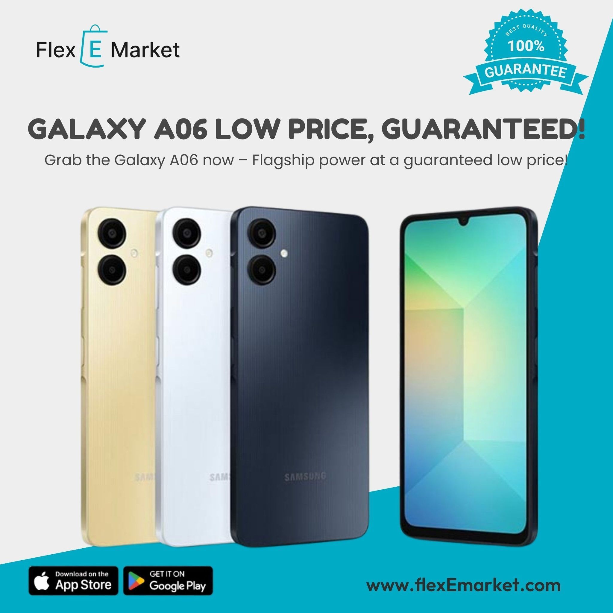 Samsung Galaxy A06 5G 128GB Unlocked Brand New | FlexEmarket Black Friday sale