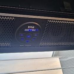 New Boss Audio Sound Bar Speaker 36" Atv Utv Waterproof 8 Speakers Bluettoh Multi Color