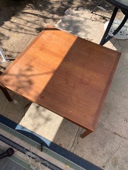 Wood table