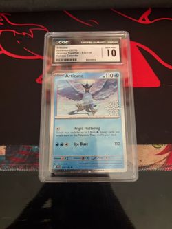 Articuno holiday calendar graded CGC GM10