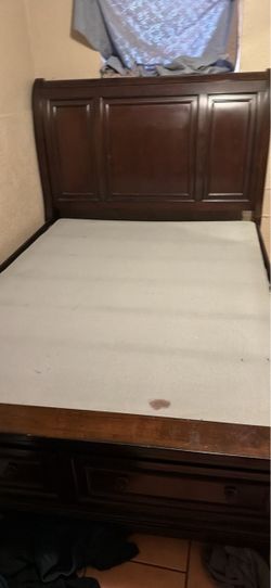Wood Queen Bed Frame