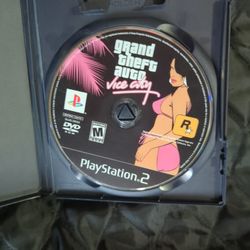 PS2 Jus Disc Vice City Grand Theft Auto Vice City