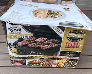 Ninja Foodi Smart XL 6-in-1 Indoor Grill & Air Fryer (FG550) - Excellent Condition, Box & Manual Inc