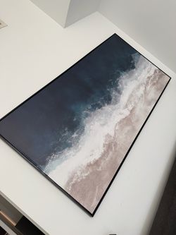 4 ft x 2 ft ocean beach painting from https://offerup.com/redirect/?o=V2F5ZmFyZXIuY29t