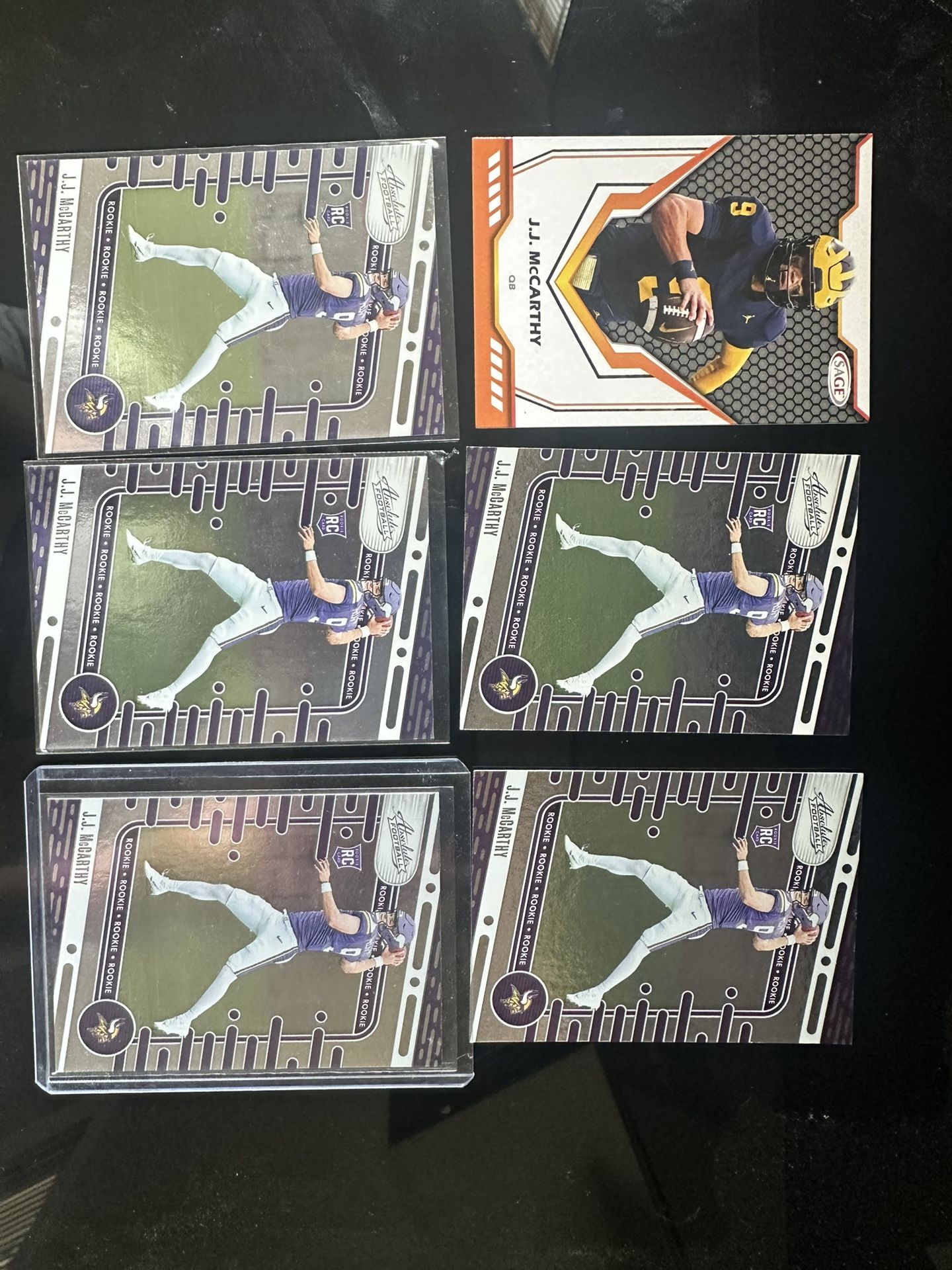 Minnesota Vikings 10 card football lot