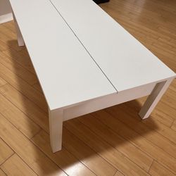 IKEA Top Lifting Coffee Table– White 
