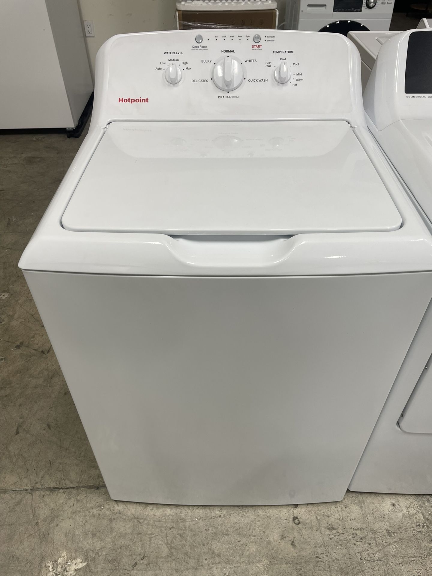 Hot point top load washer