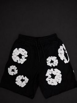 Denim tear shorts