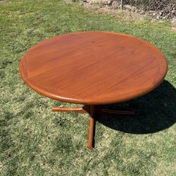 Vintage Dyrlund Danish Teak Expandable Dining Table