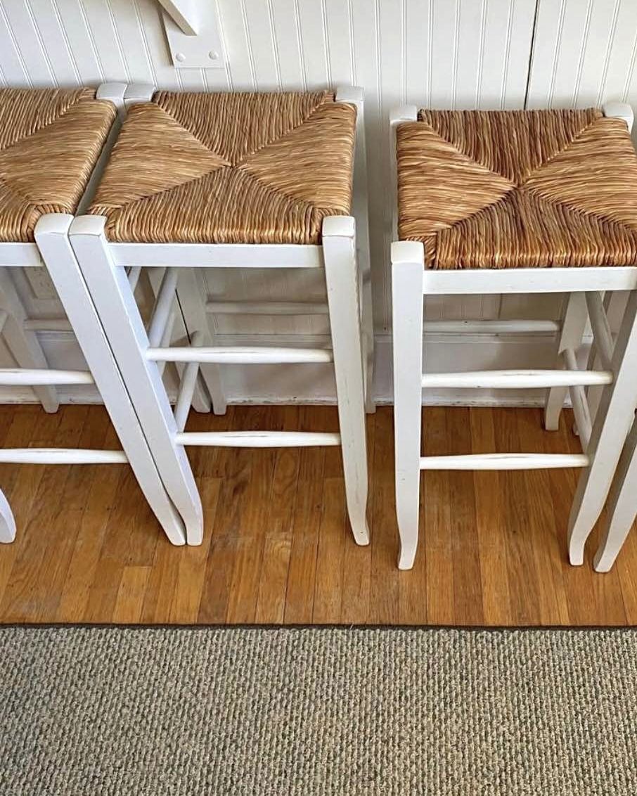 4 Pottery Barn Chairs Bar Stools / 4 For $90