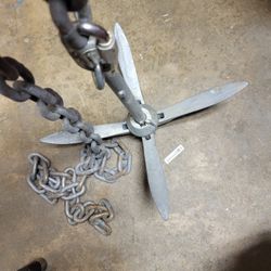 FOLDING GALVANISED GRAPNEL ANCHOR  2.3 KGS