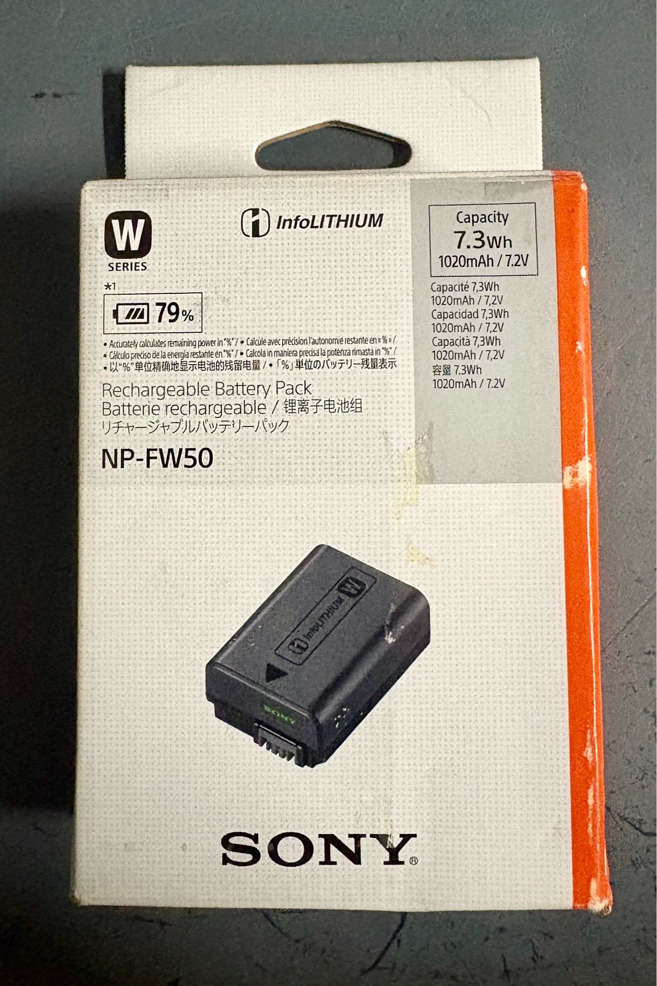 Sony NP-FW50 Lithium-Ion 1020mAh Rechargeable Battery