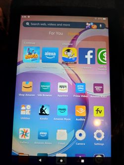 New KINDLE TABLET USED ONCE FOR SET UP