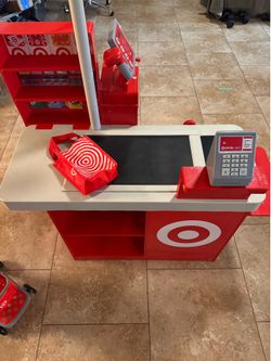 Life size toddler target shopping register store