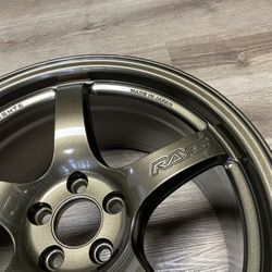 Gram Lights 57CR 17x9 +38 5x100 Gloss Bronze (Brand New Set of 4)