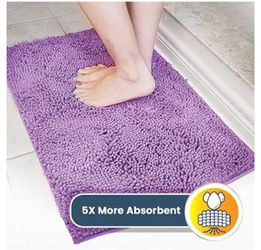 Super Water Absorbent Door Mat Indoor, Microfiber Quick Dry Chenille