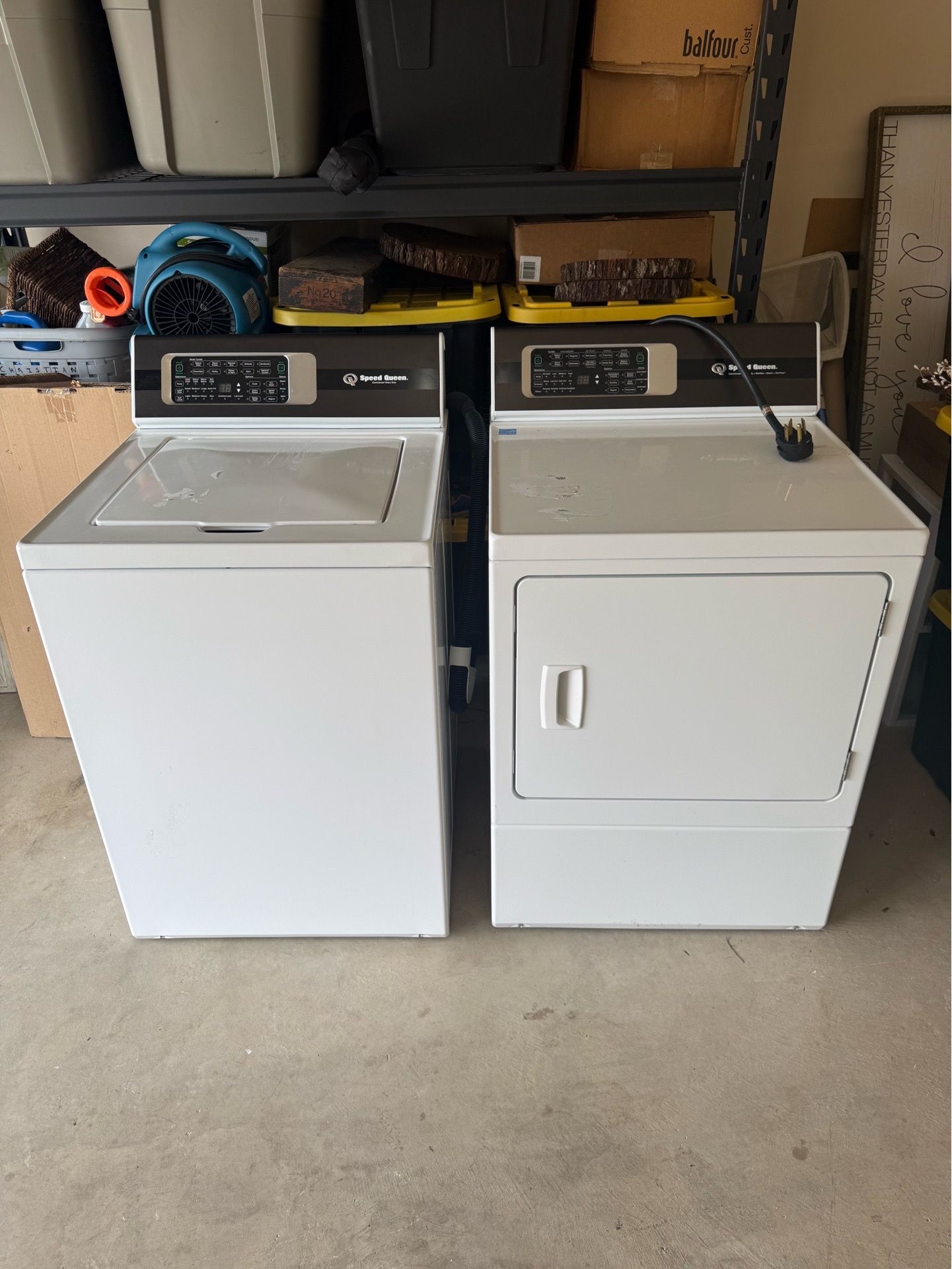 Speed Queen Washer and Dryer